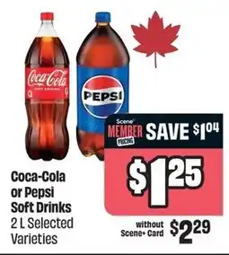 FreshCo Coca-Cola or Pepsi Soft Drinks offer