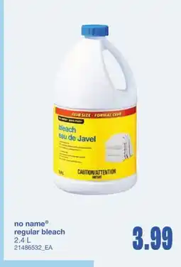 Wholesale Club REGULAR BLEACH, 2.4 L offer