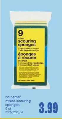 Wholesale Club MIXED SCOURING SPONGES, 9 CT offer