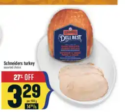 Marché Adonis Schneiders turkey offer
