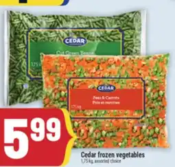 Marché Adonis Cedar frozen vegetables offer
