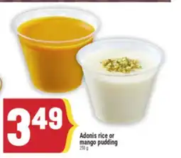 Marché Adonis Adonis rice or mango pudding offer
