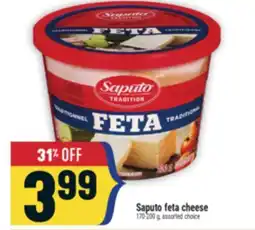 Marché Adonis Saputo feta cheese offer