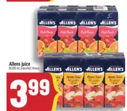 Marché Adonis Allens juice offer