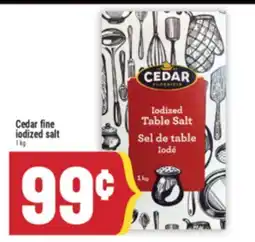 Marché Adonis Cedar fine iodized salt offer