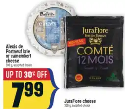Marché Adonis Alexis de Portneuf brie or camembert cheese offer