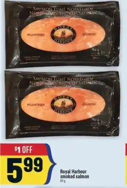 Marché Adonis Royal Harbour smoked salmon offer