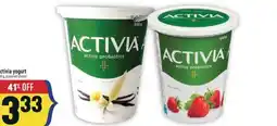 Marché Adonis Activia yogurt offer