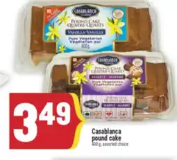 Marché Adonis Casablanca pound cake offer