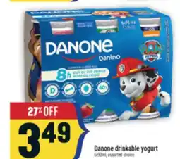 Marché Adonis Danone drinkable yogurt offer