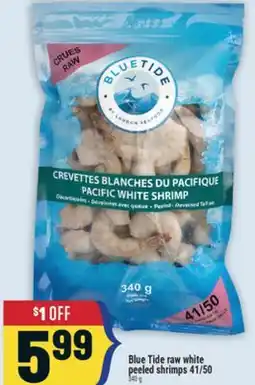 Marché Adonis Blue Tide raw white peeled shrimps 41/50 offer