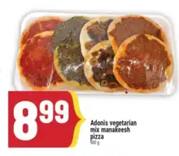 Marché Adonis Adonis vegetarian mix manakeesh pizza offer