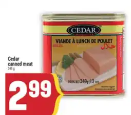 Marché Adonis Cedar canned meat offer