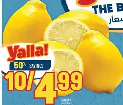 Marché Adonis lemons offer