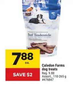 Giant Tiger Caledon Farms dog treats offer