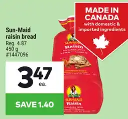 Giant Tiger Sun-Maid raisin bread offer