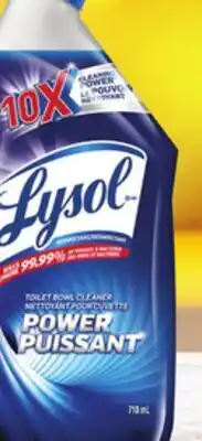 Giant Tiger Lysol Toilet Bowl Cleaner Power offer