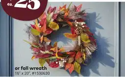 Giant Tiger fall wreath offer