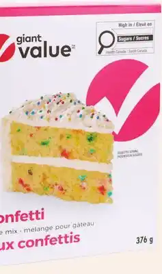 Giant Tiger Giant Value cake mix offer
