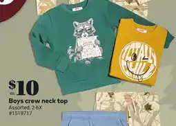 Giant Tiger Boys crew neck top offer