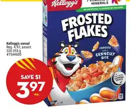 Giant Tiger Kellogg's cereal offer