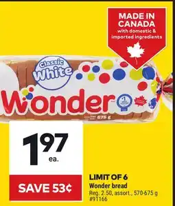 Giant Tiger Wonder Bread offer