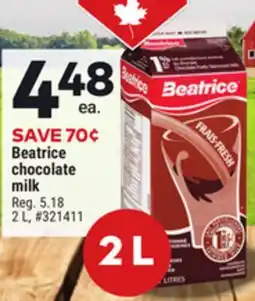 Giant Tiger Beatrice chocolate milk offer