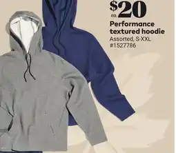 Giant Tiger Performance textured hoodie offer