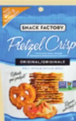 Giant Tiger Snack Factory Pretzel Crisps offer