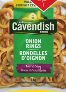 Giant Tiger Cavendish Farms onion rings offer