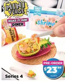 Showcase PRE-ORDER: MGA's Miniverse Make It Mini Diner Series 4 offer