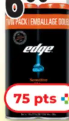 Familiprix EDGE or SKINTIMATE, Shave gel, 2 x 198 g offer