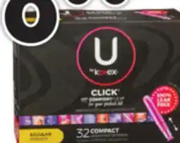 Familiprix U by KOTEX Selected tampons, liners or pads offer