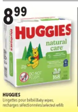 Familiprix HUGGIES Baby wipes selected refills offer