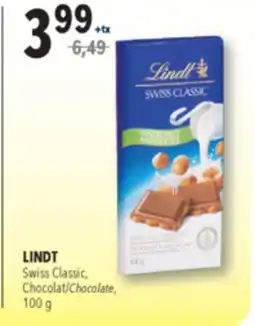 Familiprix LINDT Swiss Classic, Chocolate offer