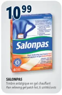 Familiprix SALONPAS Pain relieving gel-patch hot, 6 units offer