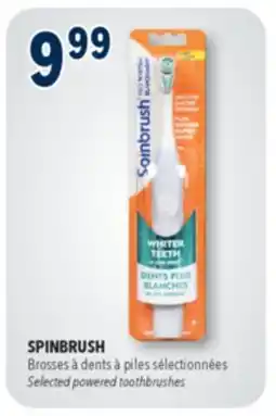 Familiprix SPINBRUSH Selected powered toothbrushes offer