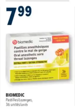 Familiprix BIOMEDIC Lozenges offer