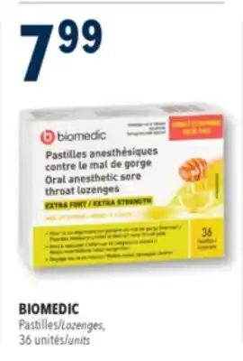 Familiprix BIOMEDIC Lozenges offer