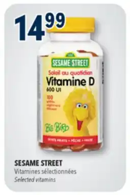 Familiprix SESAME STREET Selected vitamins offer