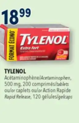 Familiprix TYLENOL Acetaminophen offer