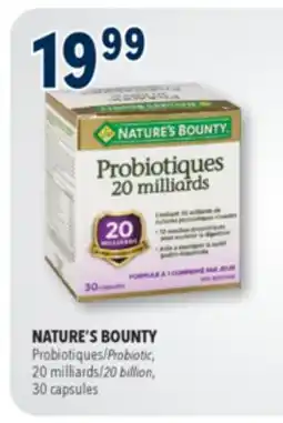 Familiprix NATURE'S BOUNTY, Probiotic, 20 billion, 30 capsules offer
