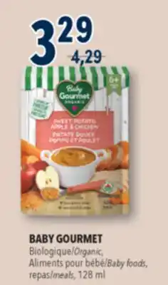 Familiprix BABY GOURMET Organic Baby foods meals offer
