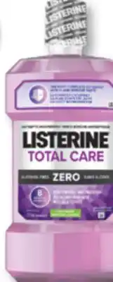 Familiprix LISTERINE Selected mouthwashes offer