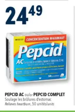 Familiprix PEPCID AC Relieves heartburn, 50 units offer