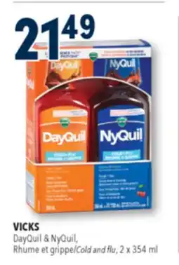 Familiprix VICKS, DayQuil & NyQuil Cold and flu, 2 x 354 ml offer