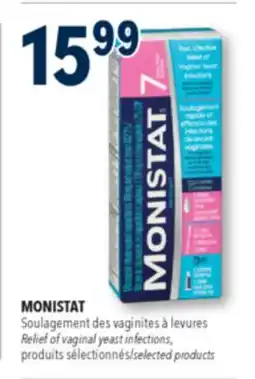 Familiprix MONISTAT Relief of vaginal yeast infections selected products offer