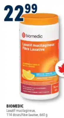 Familiprix Biomedic orange flavour fibre laxative 660g offer