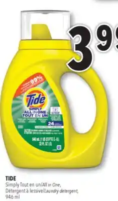 Familiprix TIDE, Laundry detergent, 946 ml offer