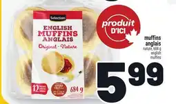 Metro MUFFINS ANGLAIS SELECTION | SELECTION ENGLISH MUFFINS offer